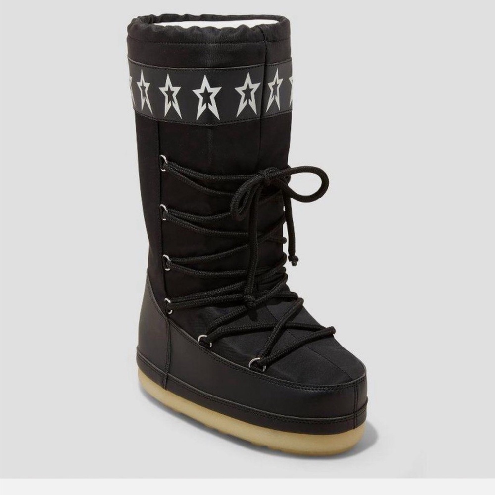 Wild Fable Buffy Black Star-Patterned Women's Boots